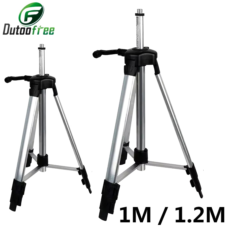 1M/1.2M/1.5M Laser Level Tripod Laser Tripod Adjustable Height for Laser Level Tripod Aluminum Alloy Self Leveling Tripod